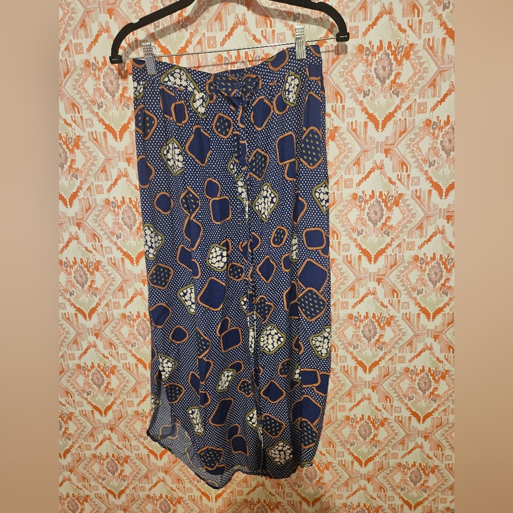 The Odells Geometric Pattern Midi Skirt